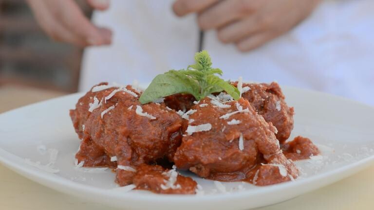 Insideat polpette-insideat-piatto-ricetta MEATBALLS WITH TOMATO SAUCE Video recipes  